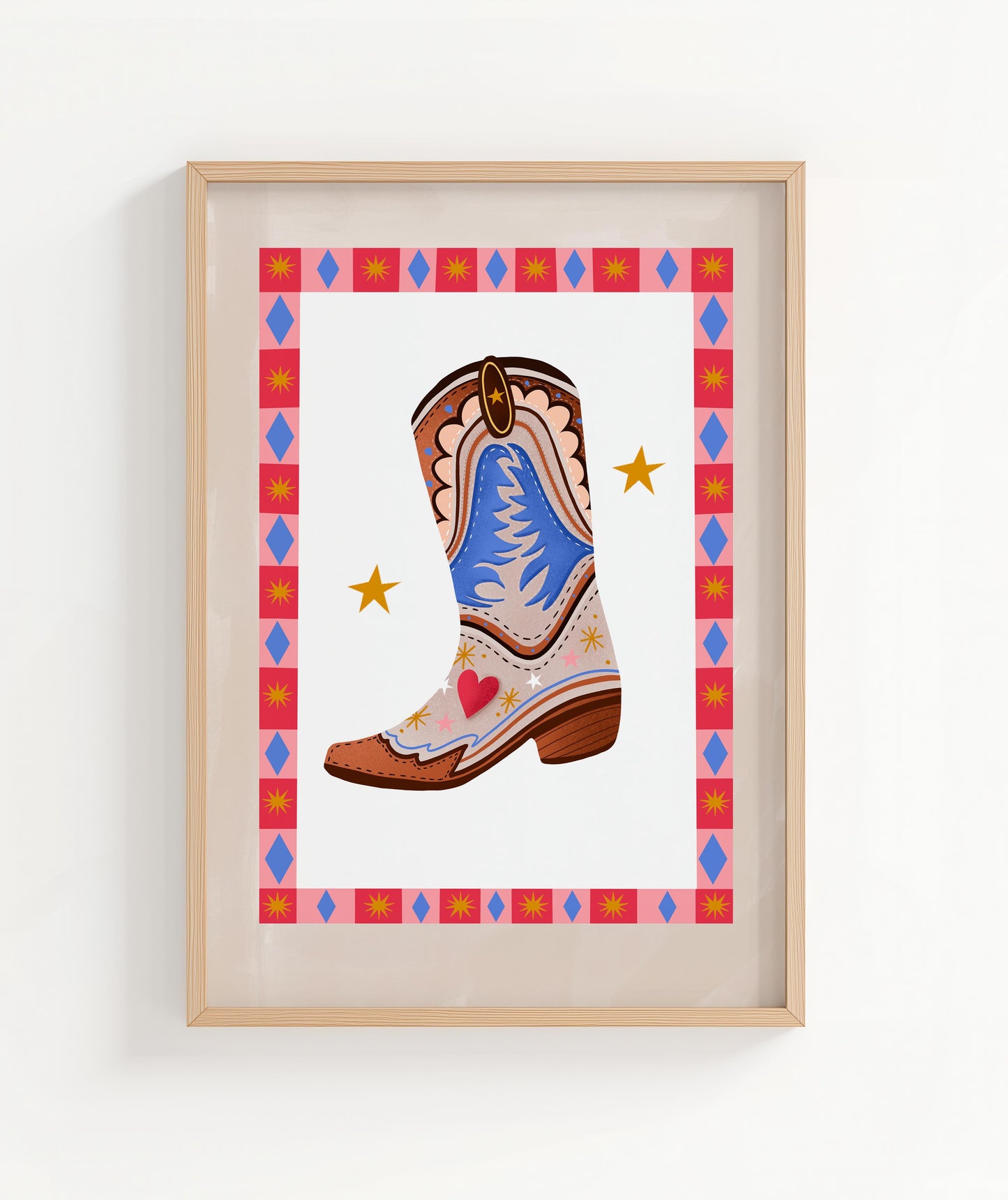 Cowboy Boot Wall Print