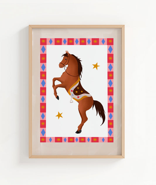 Western Horse Wall Print